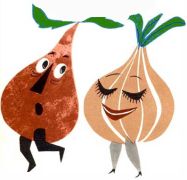 ilustracja do wpisu 
Buraczek i cebulka - piosenka do nauki