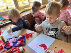 ilustracja do wpisu 
Pracowite przedszkolaki