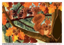 ilustracja do wpisu 
Piosenka pt.: "Jesienne zapasy"