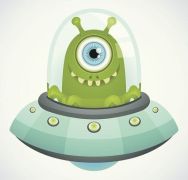 ilustracja do wpisu 
Piosenka "Z ufoludkiem w kosmos"