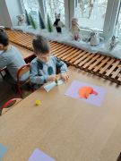 ilustracja do wpisu 
Zimowy ptaszek - praca plastyczna