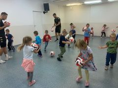 ilustracja do wpisu 
Jaga Kids-zajęcia pokazowe z piłką nożną