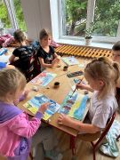 ilustracja do wpisu 
Wakacje „ Moich Marzeń”- malowanie farbami