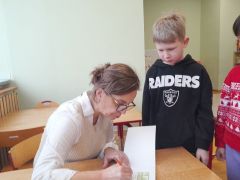 ilustracja do wpisu 
Spotkanie z Panią Katarzyną Janowicz- Timofiejew