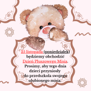 ilustracja do wpisu 
Dzień Pluszowego Misia